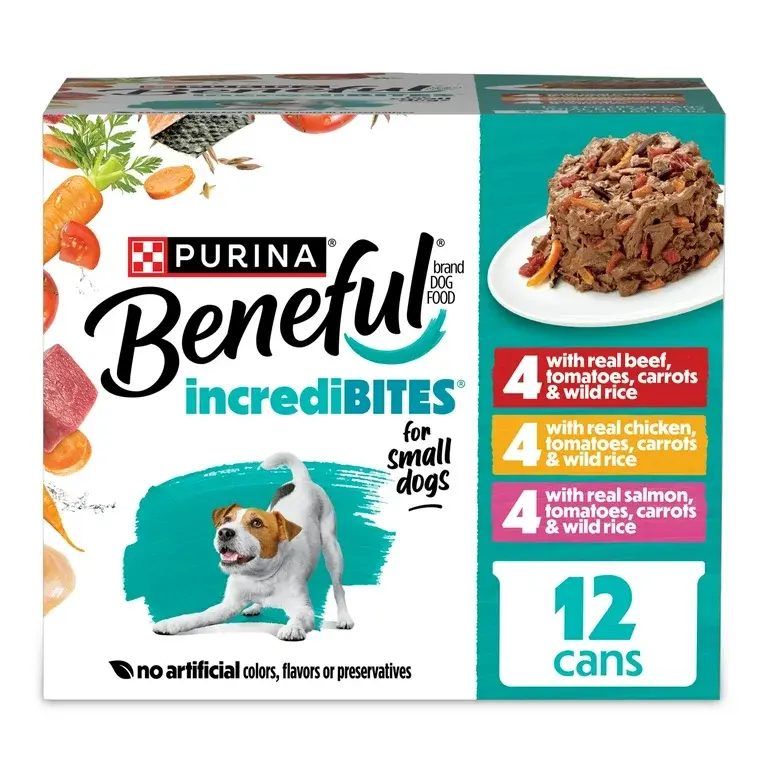 Purina Beneful Small Breed Wet Dog Food Variety Pack, IncrediBites 12 ct.
