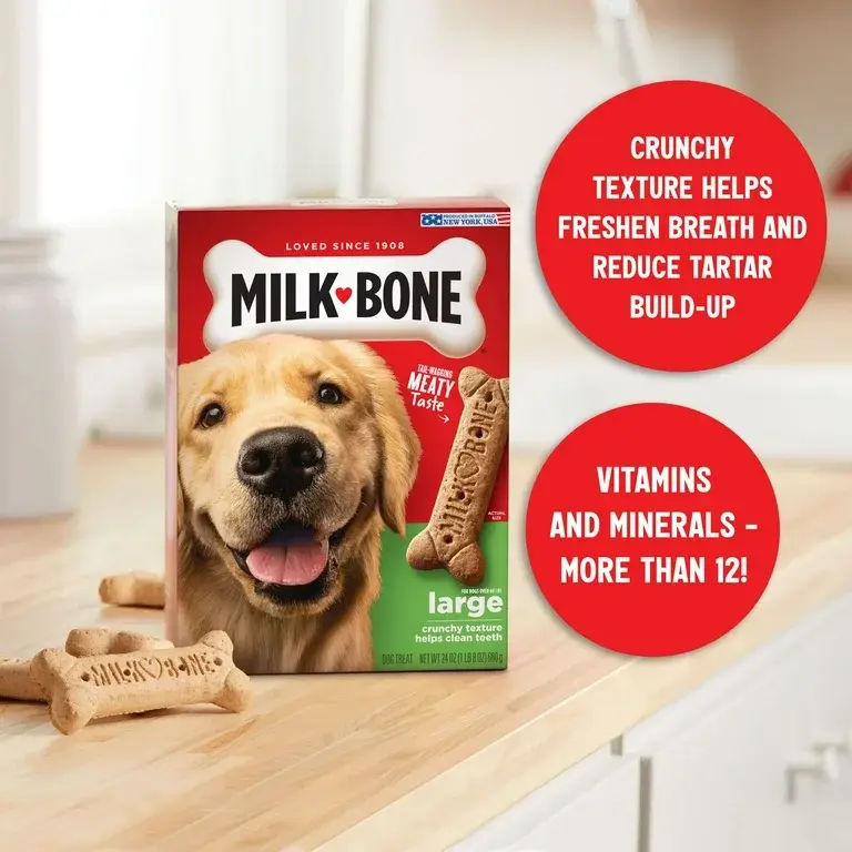 Miniatura: Milk Bone Original Biscuits, Large Dog Treats, 24 oz