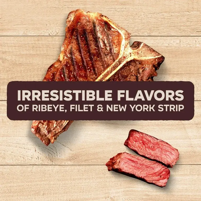 Thumbnail: Kibbles 'n Bits Triple Steak Flavor Dry High Protein Dog Food 14 lbs.