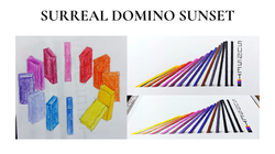 Surreal domino sunset