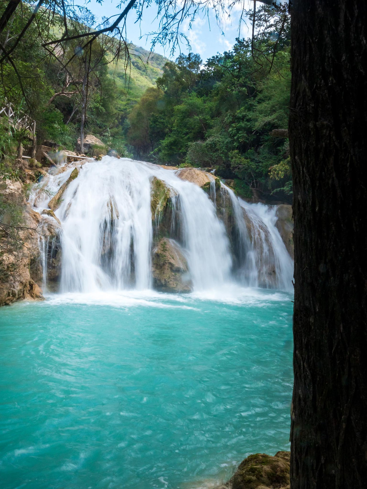 Cascade d'El Chiflon au Chiapas Mexique