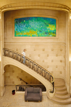 Escalier Art nouveau de la BNP Paribas de Nancy