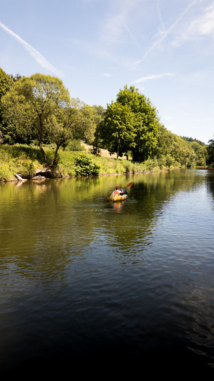 Packraft sur la Sûre au Luxembourg