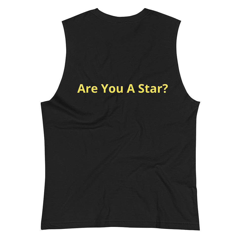 Thumbnail: Unisex Muscle Shirt (Black)