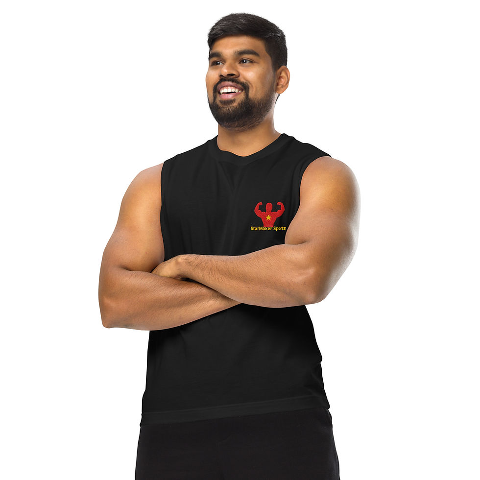 Thumbnail: Unisex Muscle Shirt (Black)