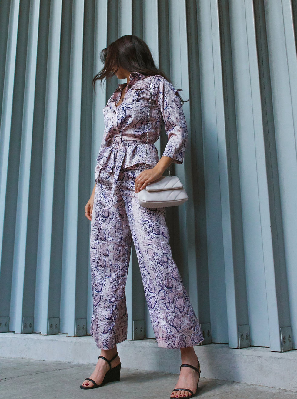 Thumbnail: Snake A Pose Wide Leg Pants