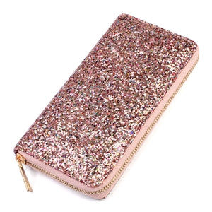 Thumbnail: Glitter Zipper Wallet