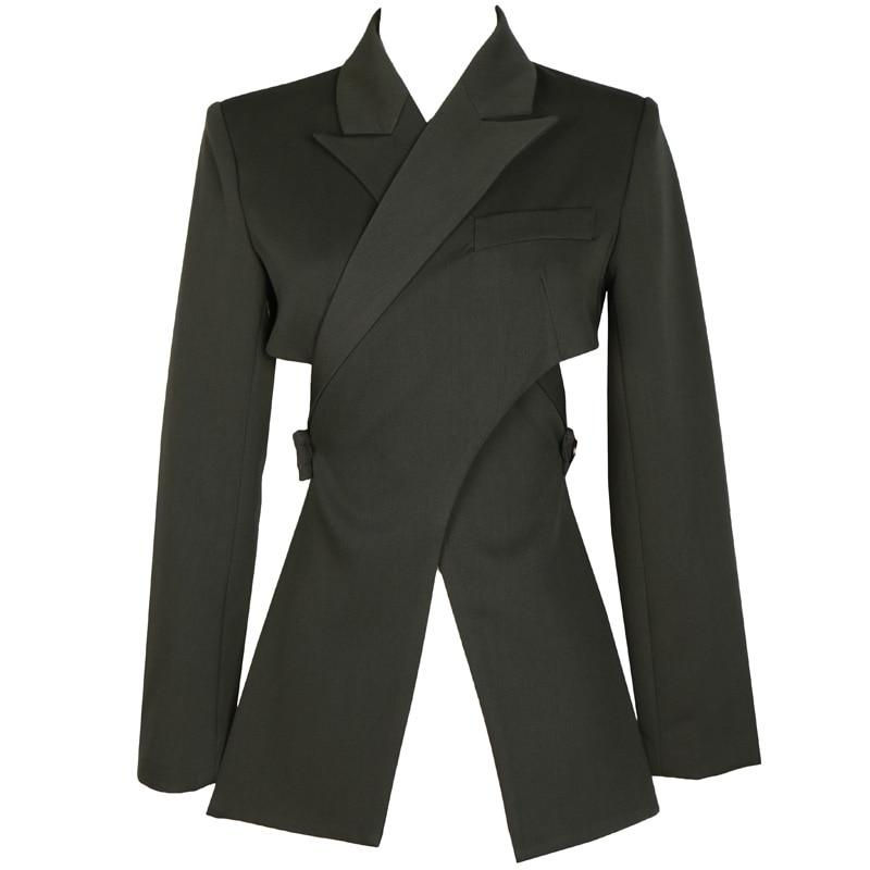 Thumbnail: Kaida Cross Split Long Sleeve Jacket