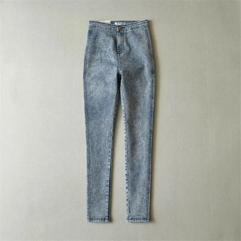 Thumbnail: High Waist Jeans for Women Casual Stretch Autumn Denim Pencil Pants