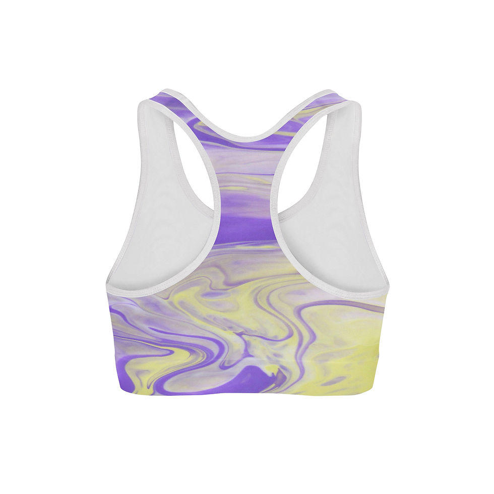 Thumbnail: Sports Bras-Liquid Hot Pink, Purple or Orange