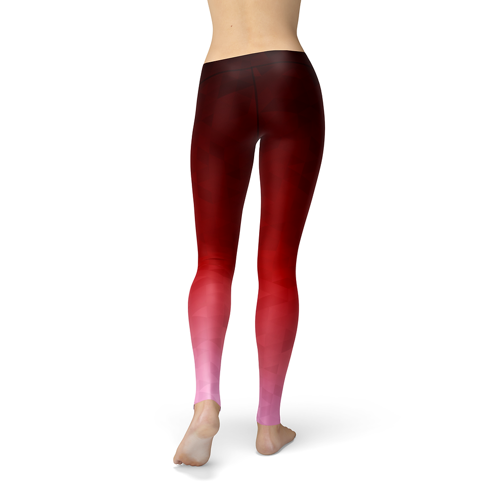 Thumbnail: Crimson, Deep Sea, Patriot, or Sunset Triangles Leggings