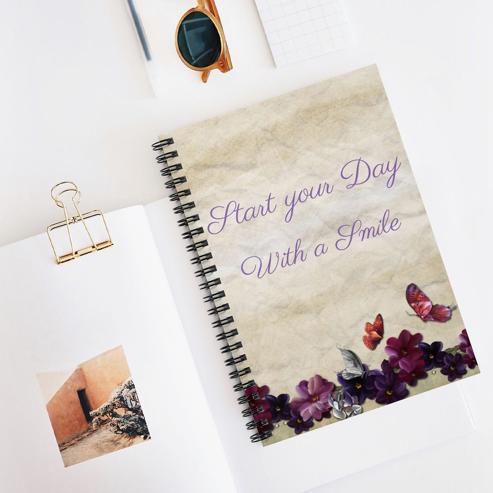Thumbnail: Start Your Day Spiral Notebook - Lined