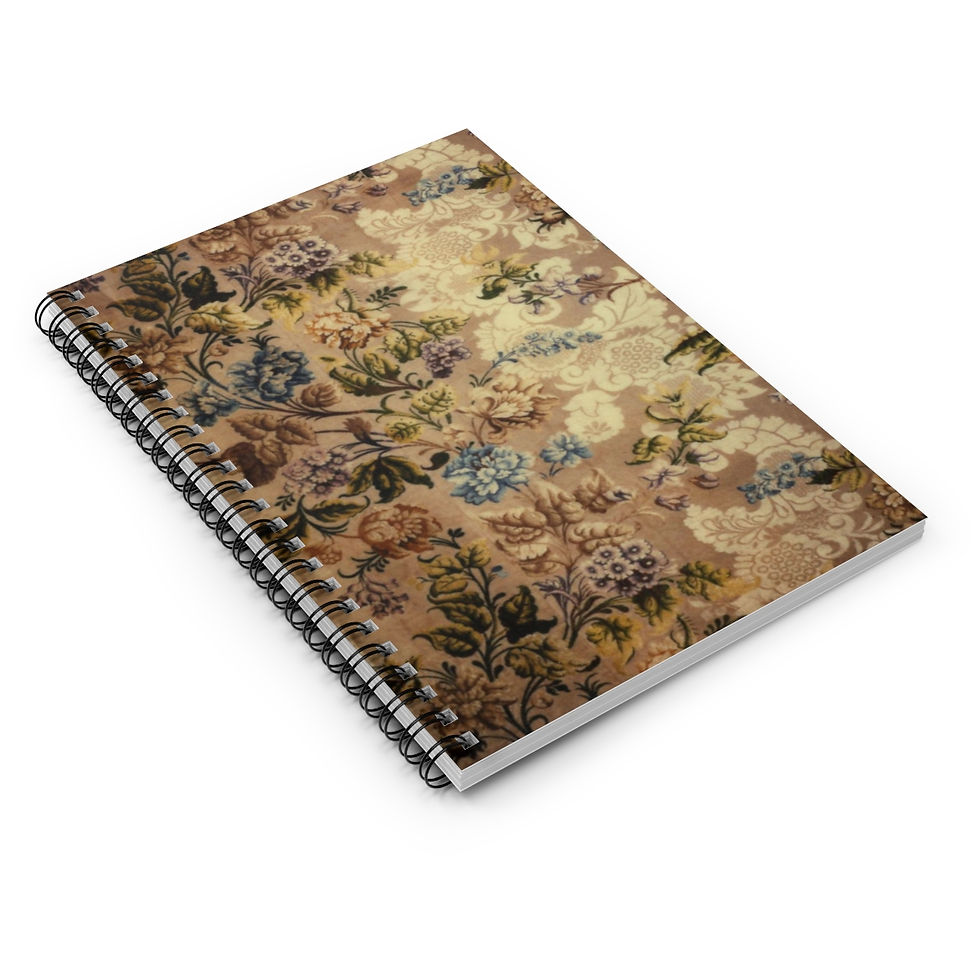 Thumbnail: Floral Spiral Notebook - Lined