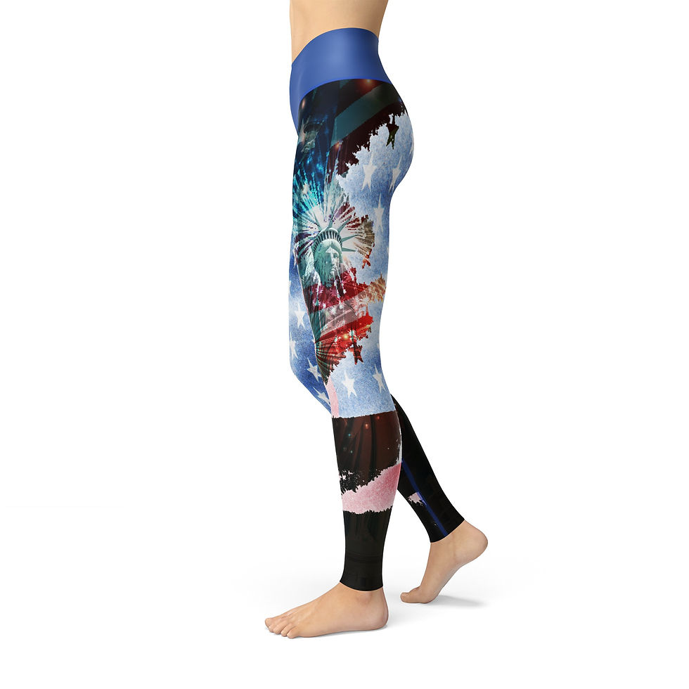 Thumbnail: Fourth of July Leggings-Two Designs