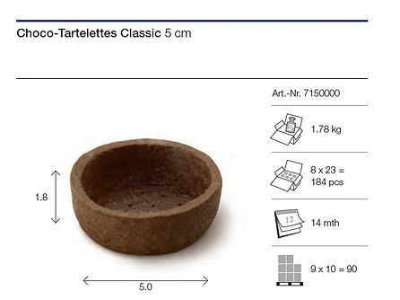 7150 Classic Choco Round 5cm