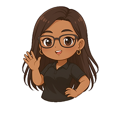 Chibi-style cartoon illustration of a female staff character labeled Candice, wearing Sycro uniform.