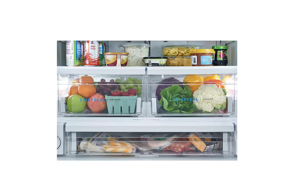 Thumbnail: GE 23.7 cu. ft. French Door Refrigerator in Fingerprint Resistant Stainless, Sta