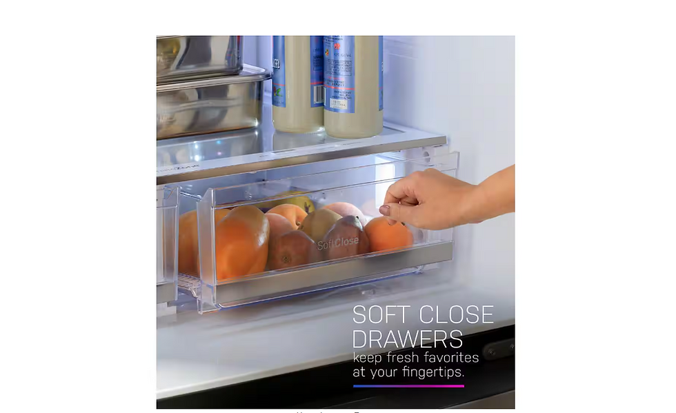 Thumbnail: GE Profile 28.7 cu. ft. 4-Door French Door Refrigerator in Stainless Steel with