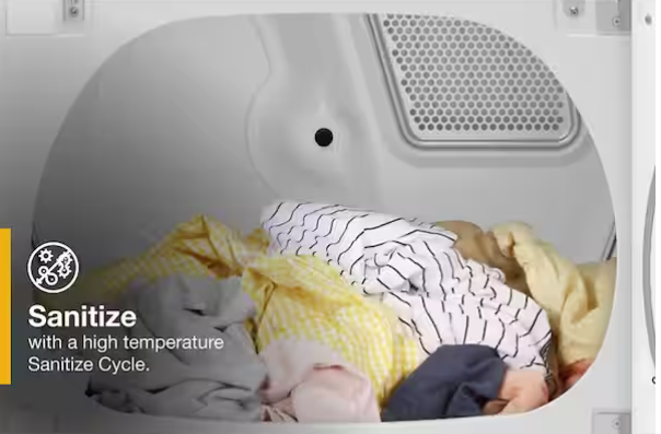Thumbnail: 7.4 cu. ft. White Front Load Electric Dryer with AccuDry System