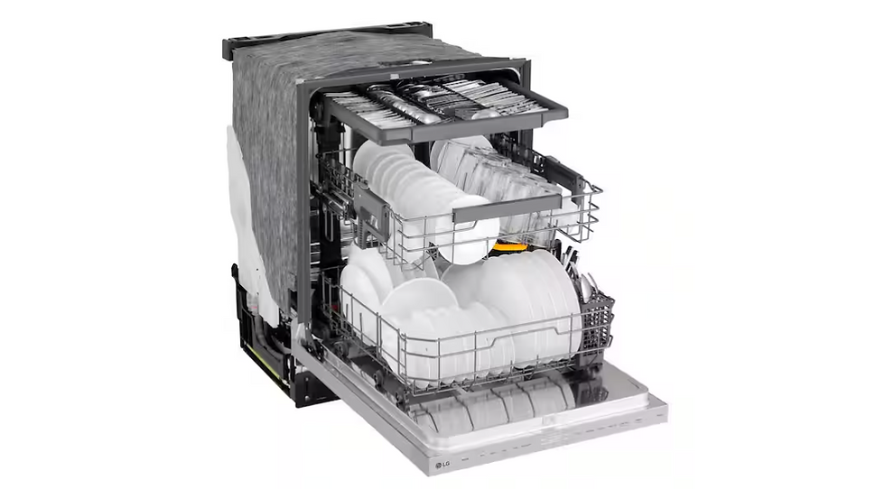 Thumbnail: LG 24 in. Top Control Standard 46 dBA Dishwasher with QuadWash, 3rd Rack, Blastz