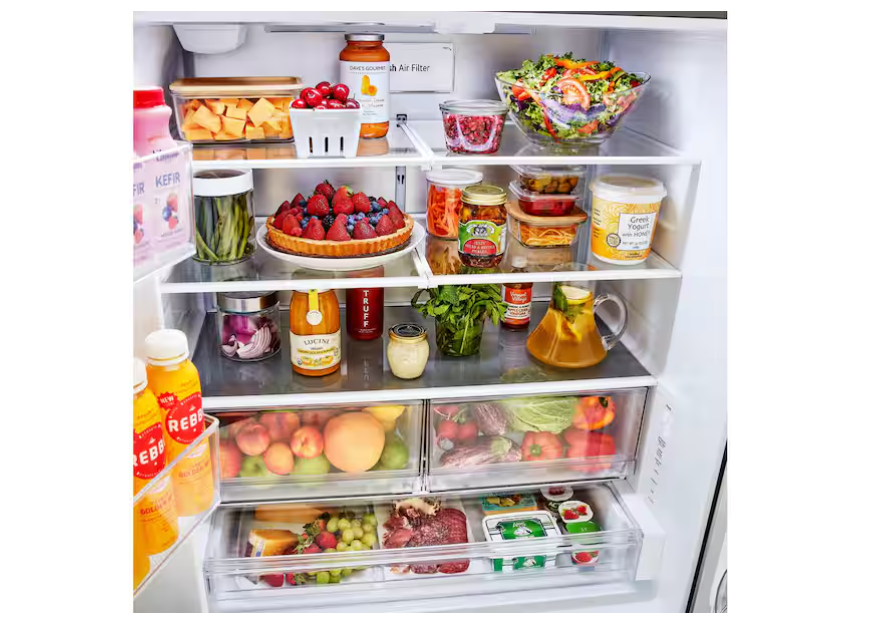 Thumbnail: LG 27 cu. ft. SMART Counter Depth MAX French Door Refrigerator with Ice and Wate