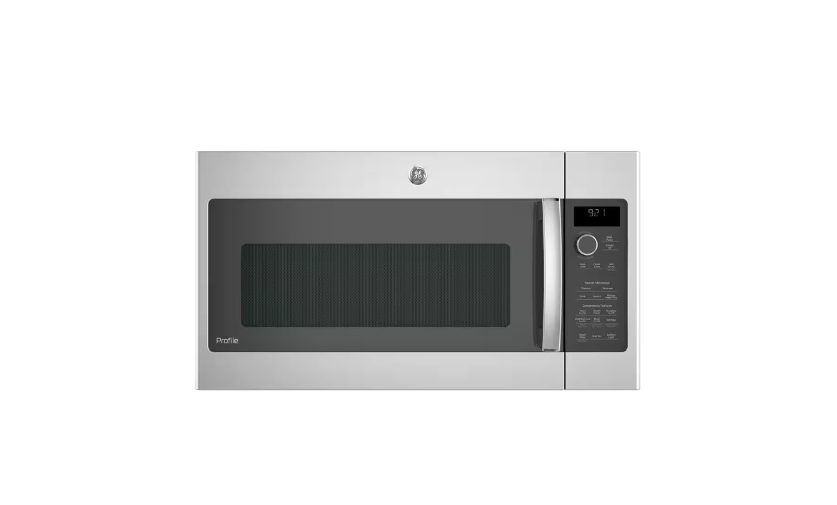 GE Profile 2.1 cu. ft. Over the Range Microwave in Stainless Steel with Sensor C