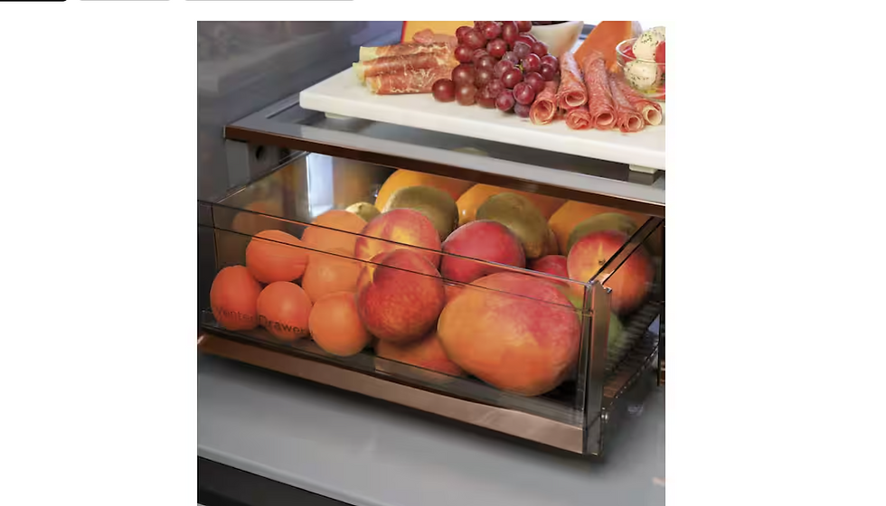 Thumbnail: Cafe 27.8 cu. ft. Smart 4- Door French Door Refrigerator with Convertible Middle