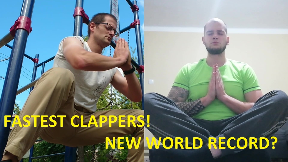 A picture of two men doing awesome things.