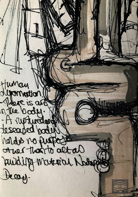 Sketchbook Work 2020 - 2021 Draca Wilford