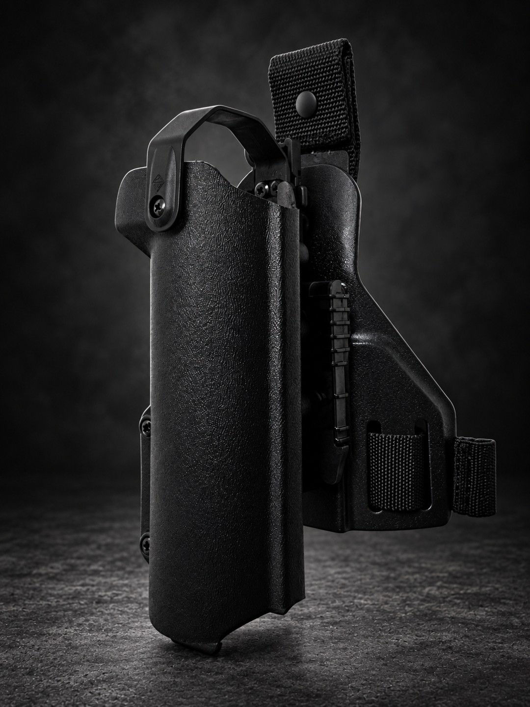 Tall MK9 Holster with Drop Down Belt Mount
