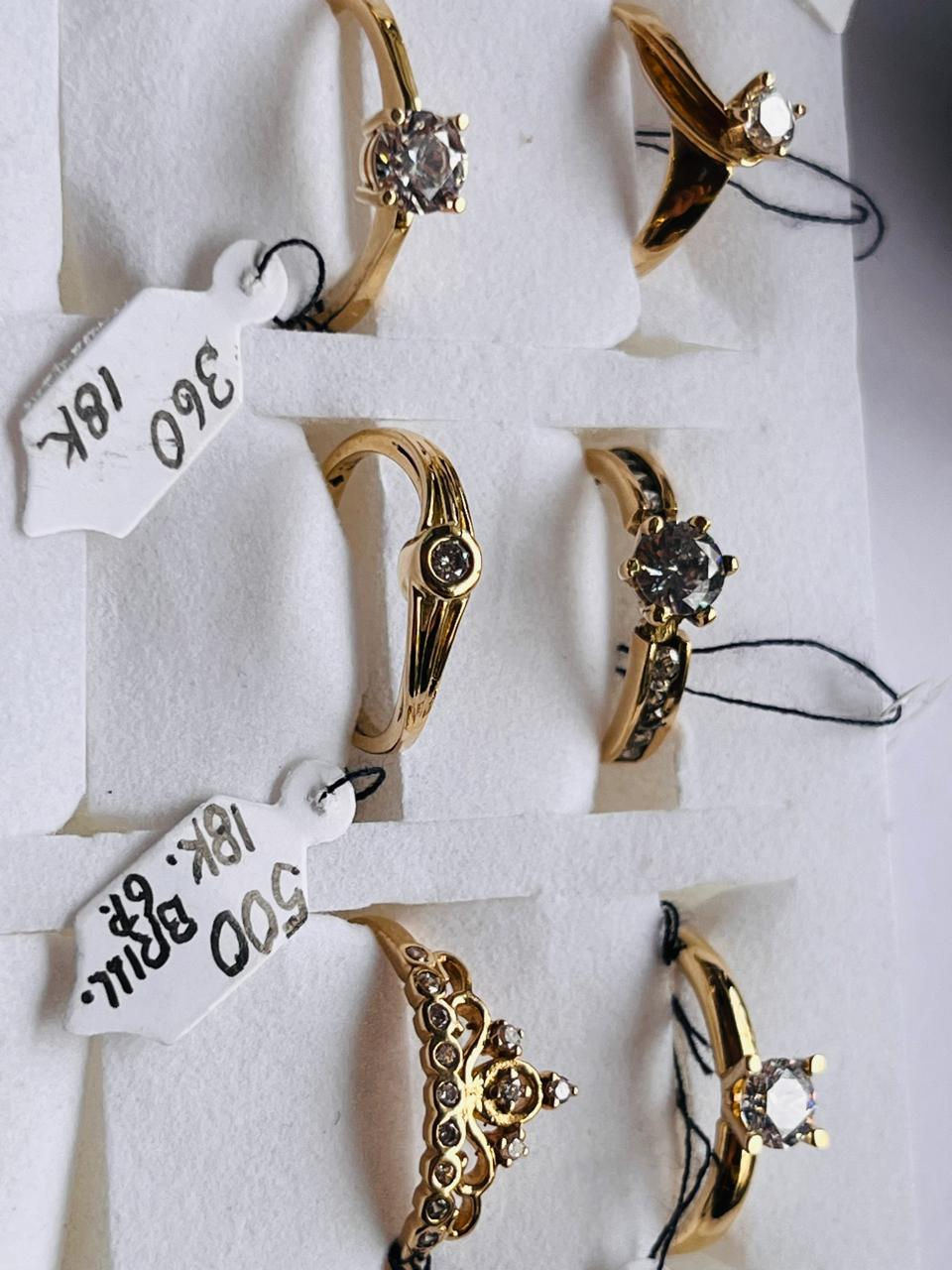 Miniatura: Anillos Compromiso Oro 18 k