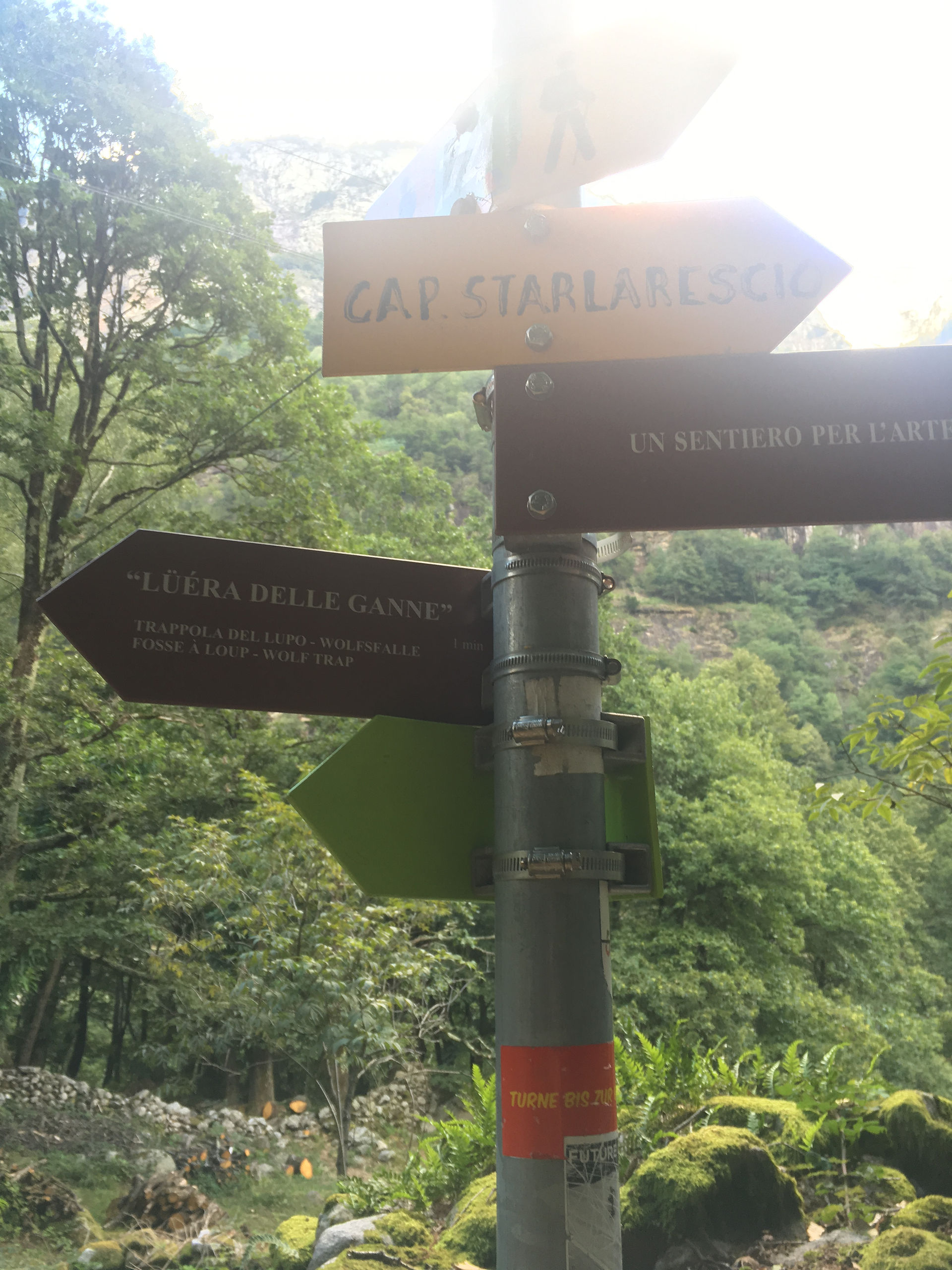 Saliamo verso la la Lüéra 