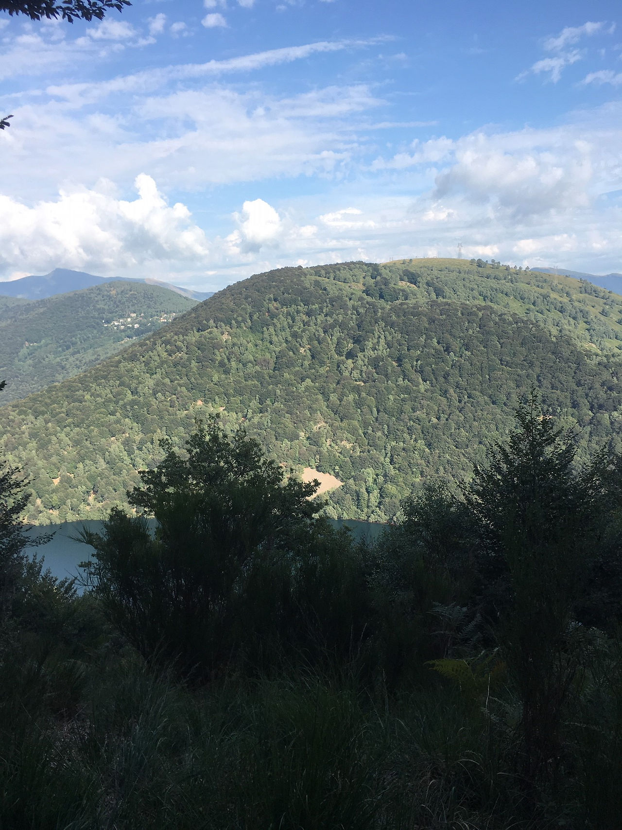 Vista su Forcora e Lago Delio