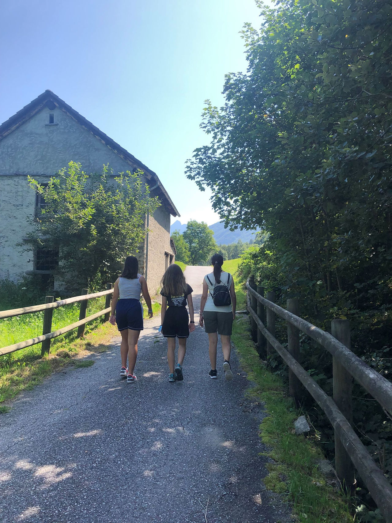 L'ampia ciclabile