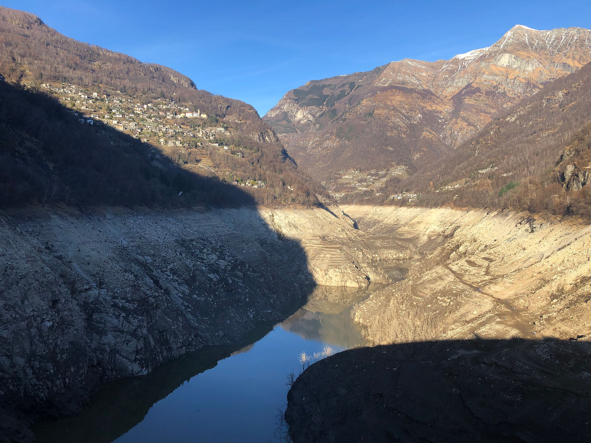 Il bacino del lago vuoto