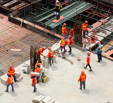 trabajadores de la construcción