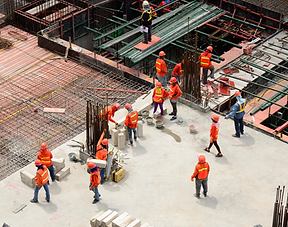 trabajadores de la construcción