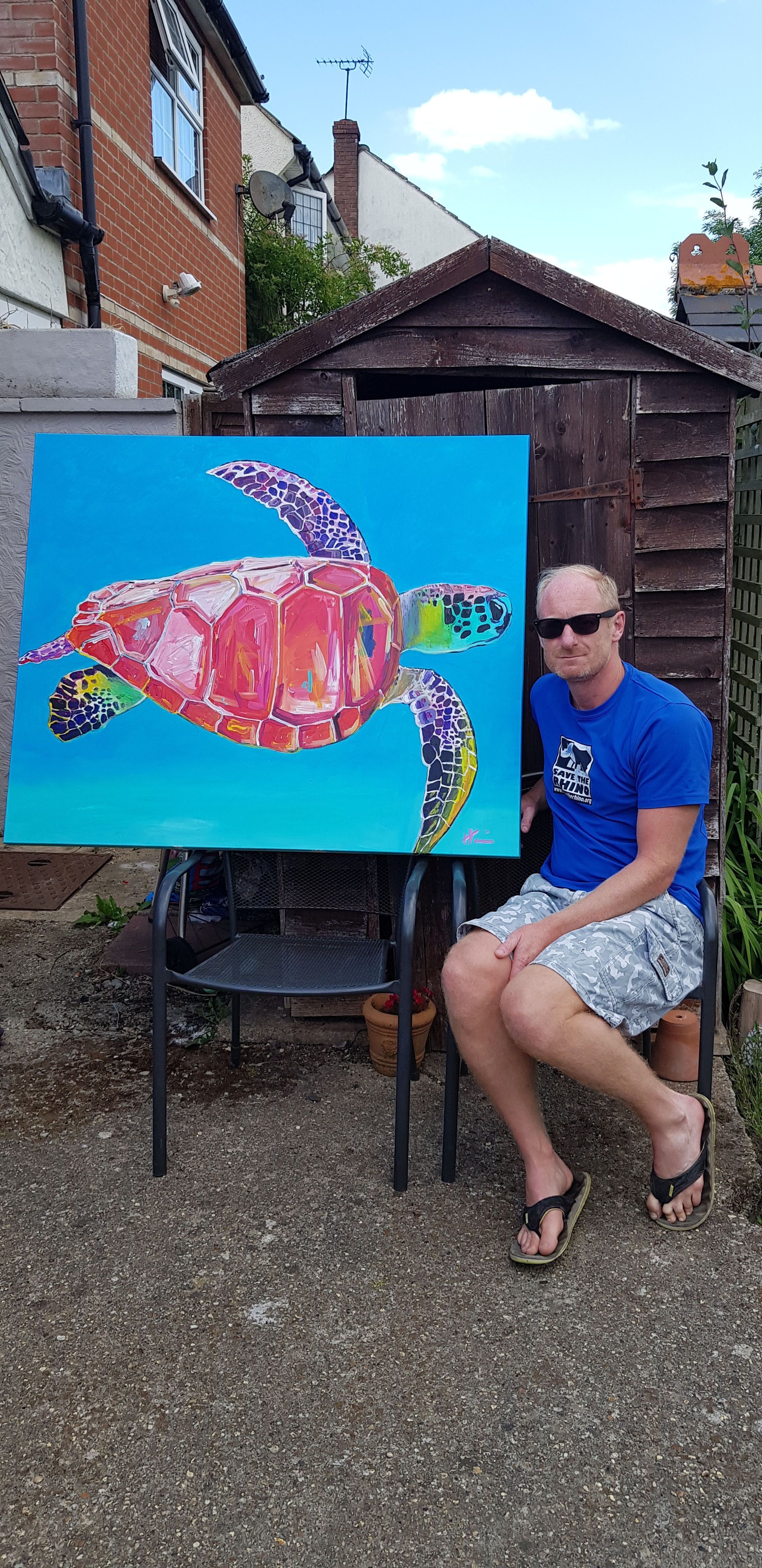 Green turtle #3.  SOLD