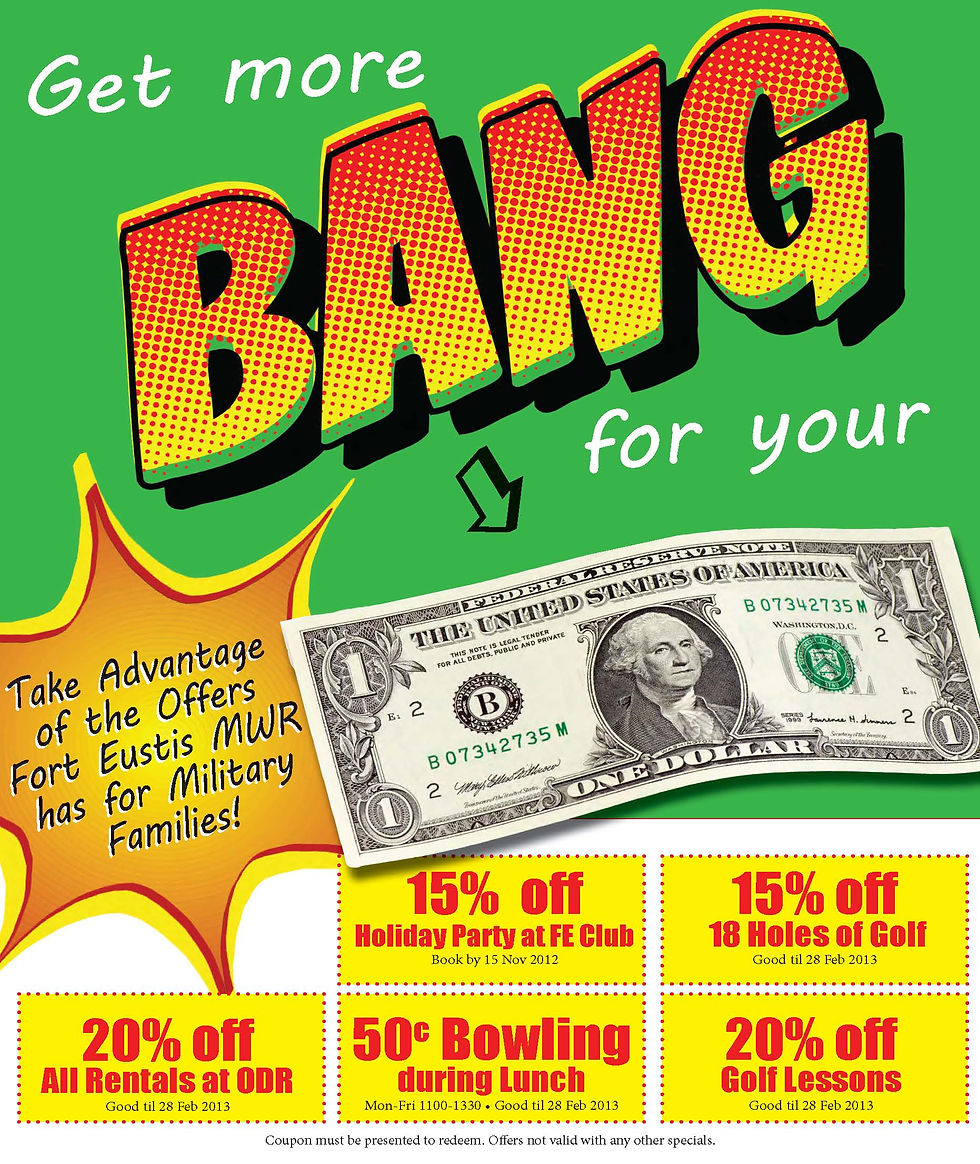 Morale, Welfare and Recreation ad