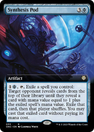 Synthesis Pod (Extended Art) - Commander: Phyrexia: All Will Be One -(FOIL)