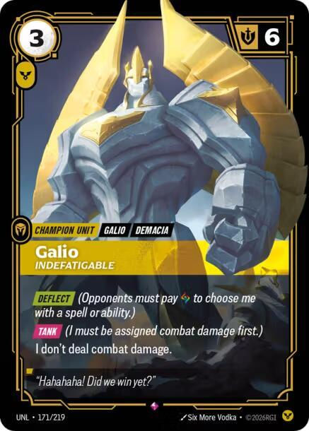 Galio - Indefatigable - Unleashed