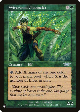 Wirewood Channeler - The List Reprints