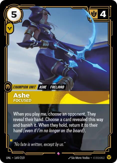 Ashe - Focused - Unleashed
