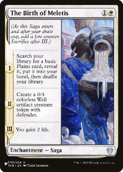 The Birth of Meletis - The List Reprints