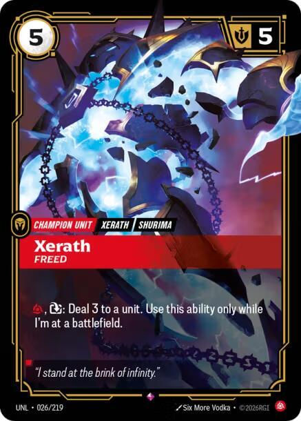 Xerath - Freed - Unleashed
