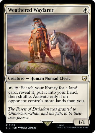 Weathered Wayfarer - Commander: The Lord of the Rings: Tales of Middle-earth
