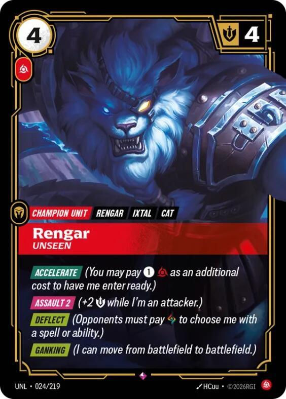 Rengar - Unseen - Unleashed