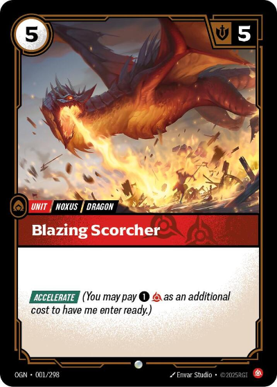 Blazing Scorcher - Origins