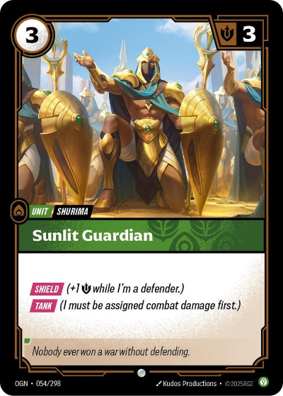 Sunlit Guardian - Origins