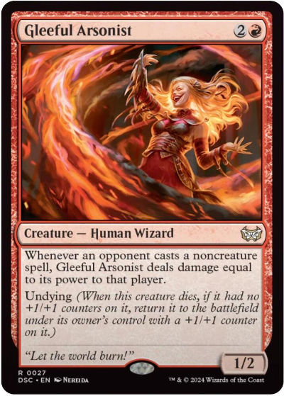 Gleeful Arsonist - Commander: Duskmourn: House of Horror